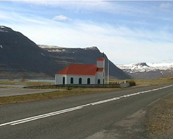 Súdavík Kirche